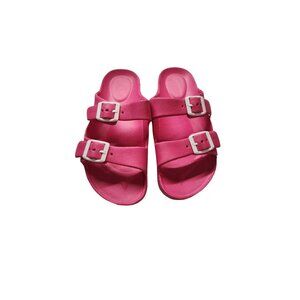 Time & Tru Eva Two Buckle (Women's) Pink SIZE 5-6